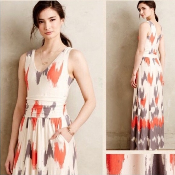 Maeve for Anthropologie Sabine Maxi Dress B100 - Picture 2 of 6